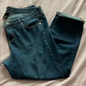 Torrid cropped skinny jeans